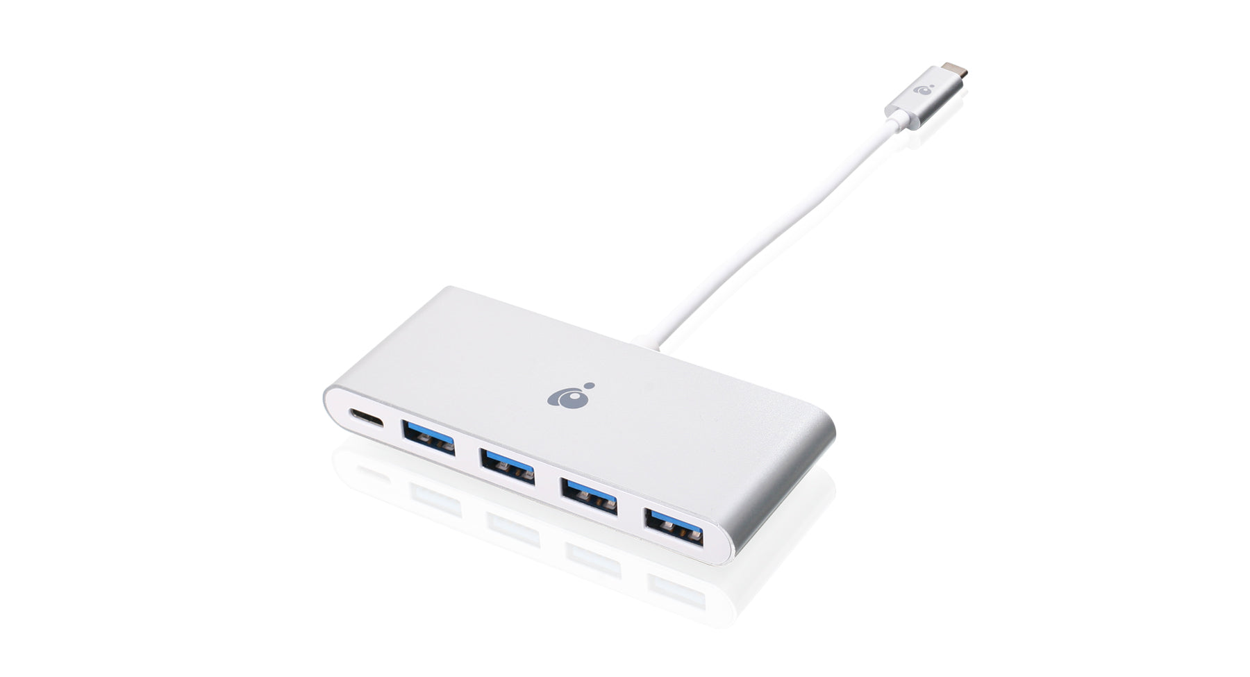 USB-C to 4 Port USB-A Hub with Power Delivery Pass-Through