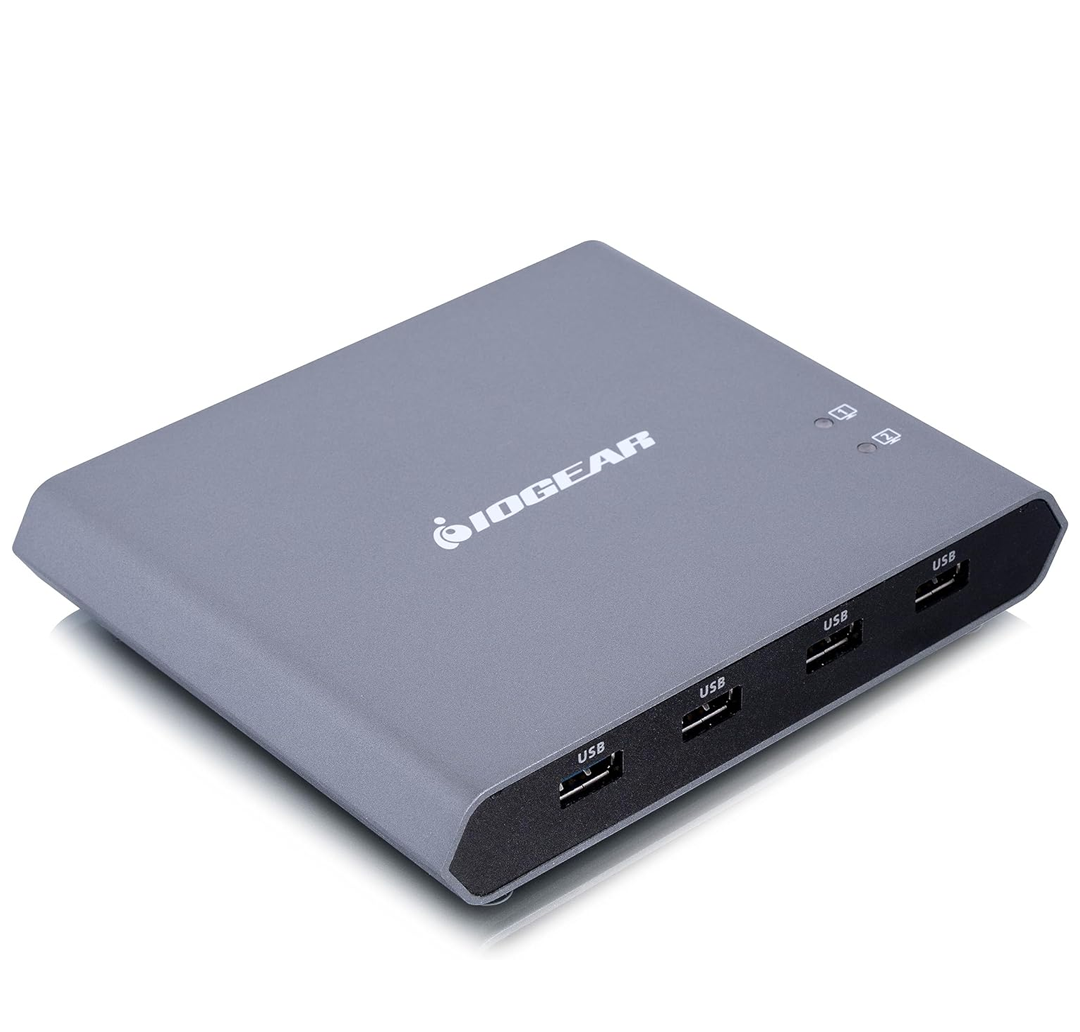 Access Pro+ 2-Port 4K USB-C Desktop KVM with DisplayPort output and USB peripheral